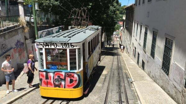 Trams in Lisbon