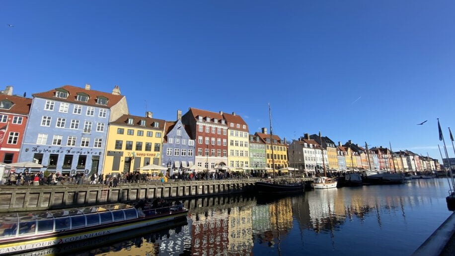 Nyhavn at Copenhagen